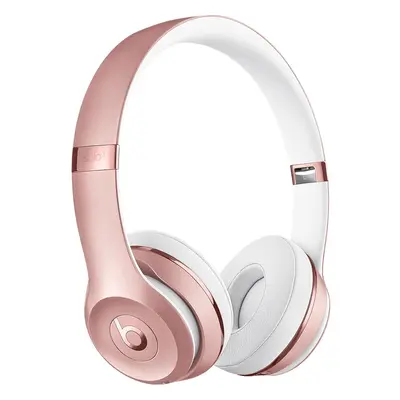 Casti Audio On Ear pliabile Beats Solo3, Wireless, Bluetooth, Microfon, Autonomie ore, Rose Gold