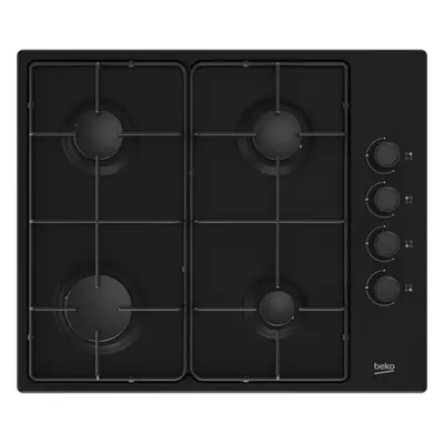 Plita Beko Gas hob HIBG64120SB Gaz zone Negru