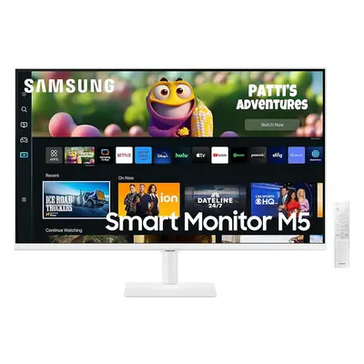 Monitor VA LED Samsung M5 27" LS27CM501EUXDU, Full HD (1920 x 1080), HDMI, Boxe, Negru