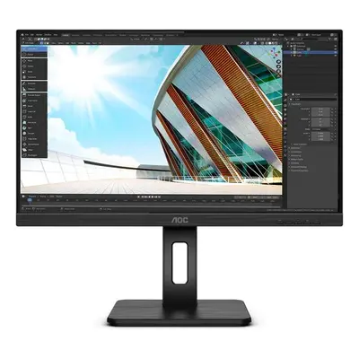 Monitor LEDIPS AOC 27", UHD 4k, 60Hz, 4ms, Adaptive Sync, FrameLess, HDMI, DisplayPort, U27P2