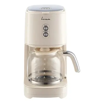 Cafetiera FRAM FCM-915CR, 900W, 1.5l, filtru detasabil si lavabil, functie anti-picurare, Crem