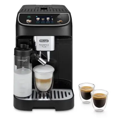 Espressor automat DELONGHI ECAM320.60.B, Magnifica Plus, bauturi, Tehnologia LatteCrema Hot, Neg