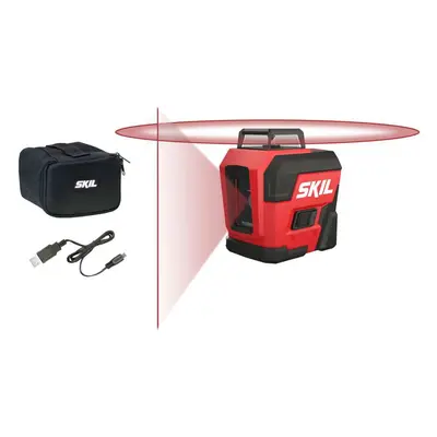 SKIL DA Nivela laser cu linie in cruce 360°, lumina rosie (635 nm), accu Li-Ion, ± 0,5 mm/m, raz