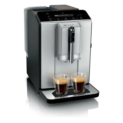 Espressor automat Bosch VeroCafe Seria TIE20301, W, 1.4 L, bar, Negru/Argintiu