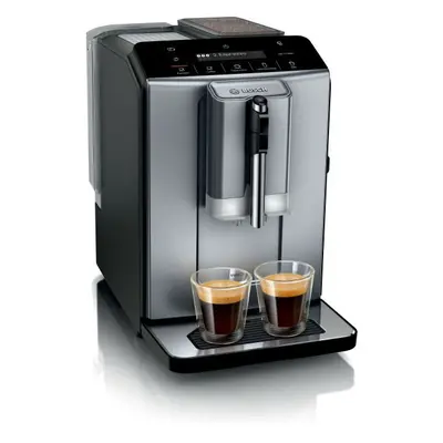 Espressor automat Bosch VeroCafe TIE20504, bari, 1,4 l, rasnita ceramica, dispozitiv spumare lap