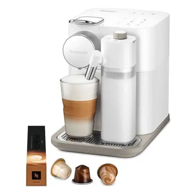 Espressor DeLonghi EN 640.W Gran Lattissima 500ml, Sistem Rapid Cappuccino, Fresh Vitality White