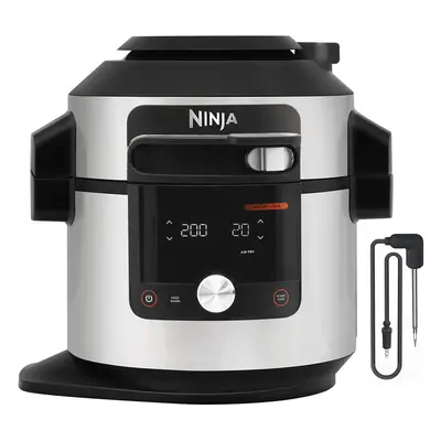 Multicooker in Ninja OL750EU, 1460W, 7.5l, programe, Negru-Argintiu