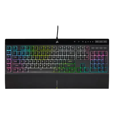 Tastatura gaming Corsair K55 PRO XT, iluminare RGB, butoane dedicate macro si multimedia, Negru