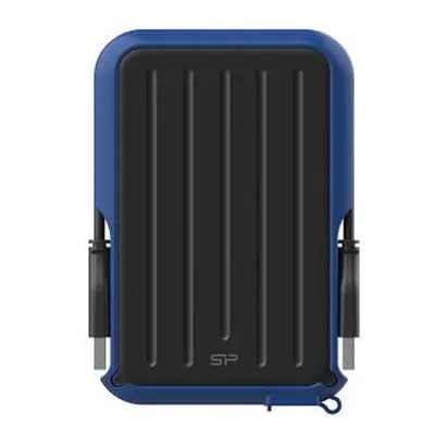 Hard Disk portabil Silicon Power Armor A66 1TB, USB 3.0, Black-Blue