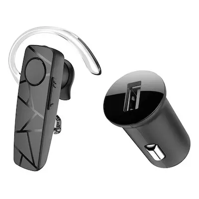 Casca Bluetooth Tellur Vox 60, incarcator auto, negru