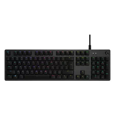 Tastatura mecanica gaming Logitech G512 RGB Lightsync, Switch GX Brown, Negru Carbon