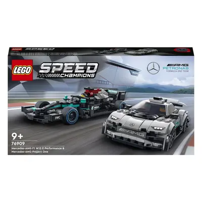 LEGO® Speed Champions - Mercedes-AMG F1 W12 E Performance si Mercedes-AMG Project One 76909, pie