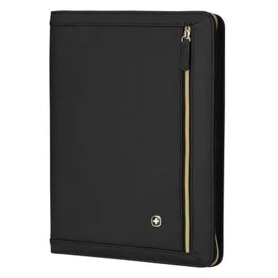 Husa penru Laptop si Tableta Wenger Amelie Women’s Zippered Padfolio, Negru