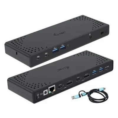 Docking Station, i-tec, USB 3.0 / USB-C / Thunderbolt Dual Display + PD 100W