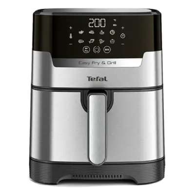 Friteuza cu aer cald Airfryer Tefal Easy Fry&Grill EY505D15, 1400W, 4.2L, negru-argintiu