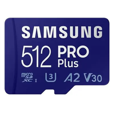 Card memorie Samsung PRO Plus + Cititor USB carduri micro-SDXC, MB-MD512KB/WW, 512GB