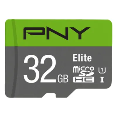 Card memorie PNY MicroSDHC Elite, 32GB P-SDU32GU185GW-GE