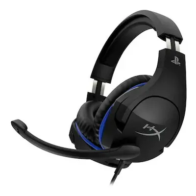 Casti gaming HyperX Cloud Stinger, multiplatforma, compatibile cu PC/PS4/PS5, negru/albastru