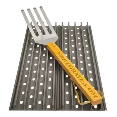 Set grile pentru gratar de x cm si spatula GrillGrate WGG17.375K