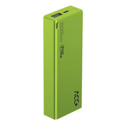 Acumulator extern Maxcom ACC+ THIN, Fast Charge, mAh, Cablu MicroUSB inclus, Verde