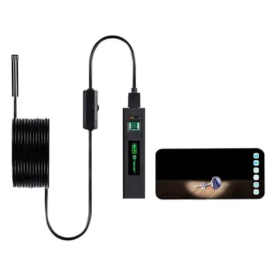 Camera pentru endoscop, Tracer HardWire 5m 8mm LED WiFi, USB, Negru