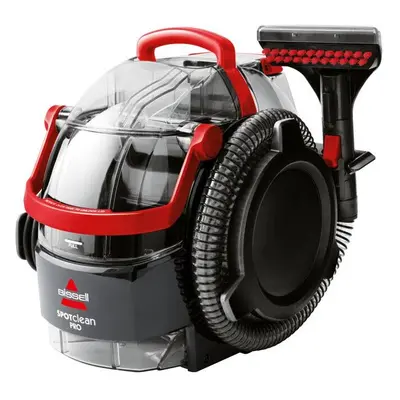 Aspirator cu spalare pentru covoare si tapiterii Bissell Spot Clean Pro, 1558N, 750W, negru-rosu