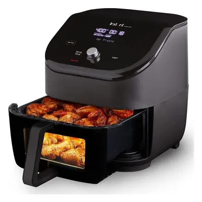 Friteuza cu aer cald, fara ulei, Instant Vortex Plus Clear Cook, Ecran digital, Cos detasabil, f