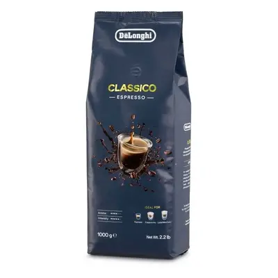 Cafea boabe DeLonghi Espresso Classico DLSC616, 1kg, Prajire medie, 50% Arabica 50% Robusta, Int