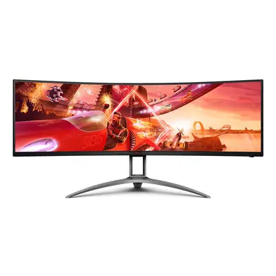 Monitor LED Curbat AOC AG493UCX2 inch DQHD VA 1ms 165Hz, Negru