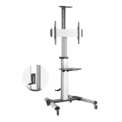 Stand TV Blackmount 600, inaltime reglabila, aluminiu, 37"-70", Kg, Gri