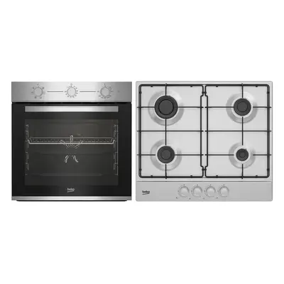 Set Cuptor incorporabil Beko BBSE12130XD, Electric, l, Clasa A, Booster, Fan Assisted cooking, S