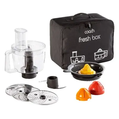 Set de accesorii Tefal Coach Fresh Box XF652038, pentru rezultate perfecte de maruntire, feliere