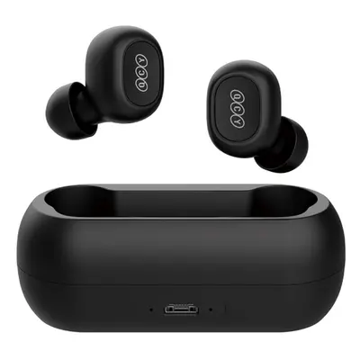 Casti wireless QCY T1C, Bluetooth, Negru