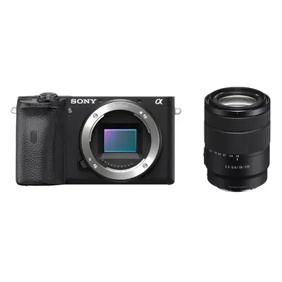 Aparat foto Mirrorless Sony Alpha A6600, 24.2 MP, Body, E-mount, 4K, NFC, Negru + Obiectiv 18-13