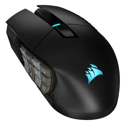 Mouse gaming Corsair Scimitar Elite wireless/bluetooth, acumulator, DPI, RGB