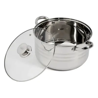 Oala cu capac Heinner HR-HJ-07, x 14.5 cm, L, Inox