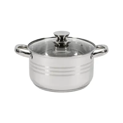 Oala cu capac Heinner HR-HJ-045, x 12.5 cm, 4.5 L, Inox