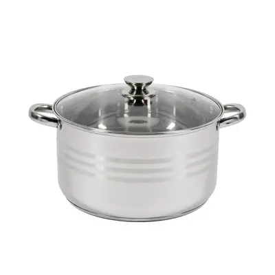 Oala cu capac Heinner HR-HJ-09, x 15.5 cm, L, Inox