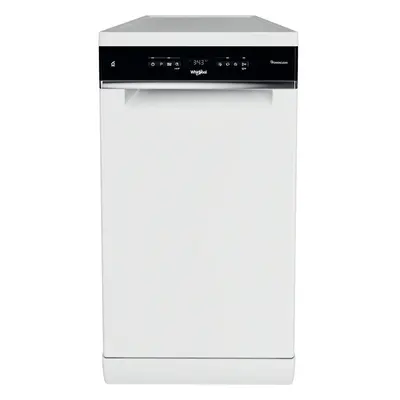 Masina de spalat vase independenta Whirlpool WSFO 3O23 PF, seturi, programe, Clasa E, cm, alb