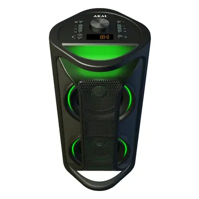 Boxa Portabila Akai Party Speaker 200, 40W, Radio, USB, micro-SD, Negru