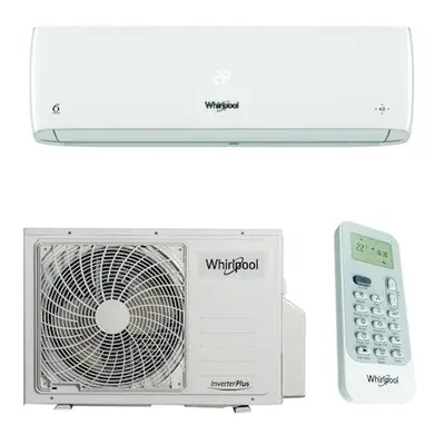 Aparat de aer conditionat Whirlpool SPICR 312W Inverter BTU, Al 6-lea Simt, Around U, Filtru HD 