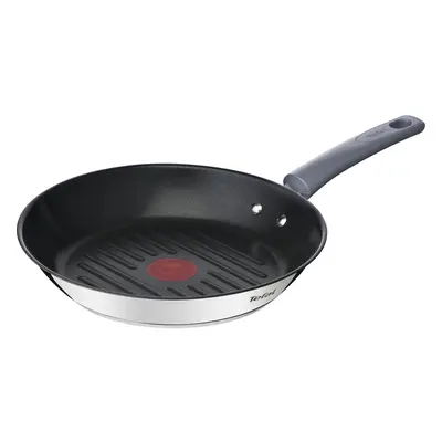 Tigaie grill Tefal Daily Cook, cm, Thermo-Signal, Invelis antiaderent din titan, Argintiu