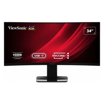 Monitor Gaming Viewsonic VG3419C, inch WQHD, Ecran Curbat, Boxe, Hz, 0.4 ms, Negru