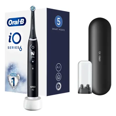 Periuta de dinti electrica Oral-B iO6, control magnetic iO, senzor de presiune, display OLED, Ne