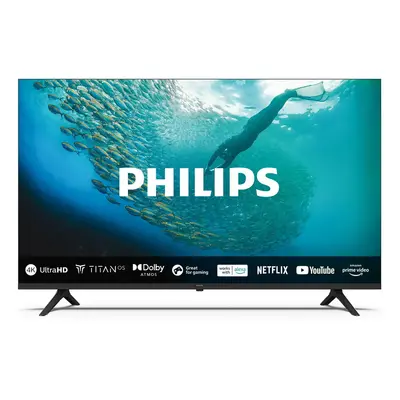 Televizor Philips LED 55PUS7009, cm, Smart TV, 4K Ultra HD, Clasa E (Model 2024), Negru