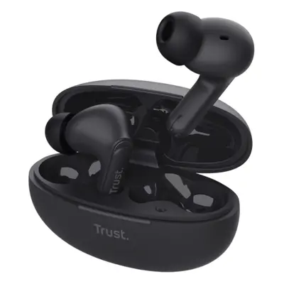 Casti Trust Yavi earbuds wireless, negru