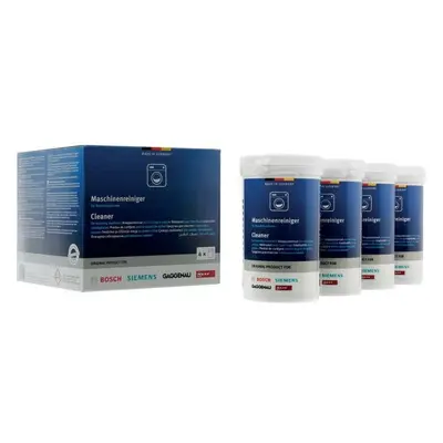 Set Bosch Economy 00311930, 4x 200g de praf curatitor pentru masinile de spalat rufe si usatoare