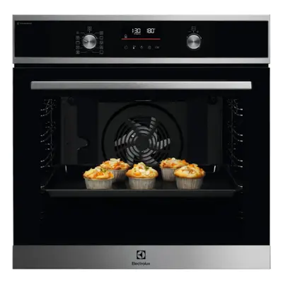 Cuptor incorporabil Electrolux EOD6P66X, Electric, l, Autocuratare pirolitica, SteamBake, Grill,