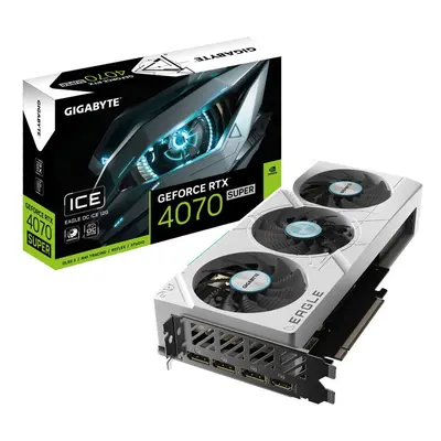 Placa video GIGABYTE GeForce RTX SUPER EAGLE OC ICE 12GB GDDR6X 192-bit DLSS 3.0