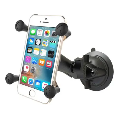 Suport universal pentru telefon, RAM Mounts, Twist-Lock Suction Cup Mount cu Universal X-Grip Ph